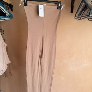 Elegant Tan Women's Jumpsuit